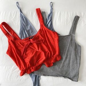 5 tank tops (inc. 1 bodysuit)